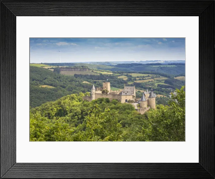 Framed Print : Luxembourg, Bourscheid, Bourscheid Castle Framed Print : Luxembourg, Bourscheid, Bourscheid Castle
