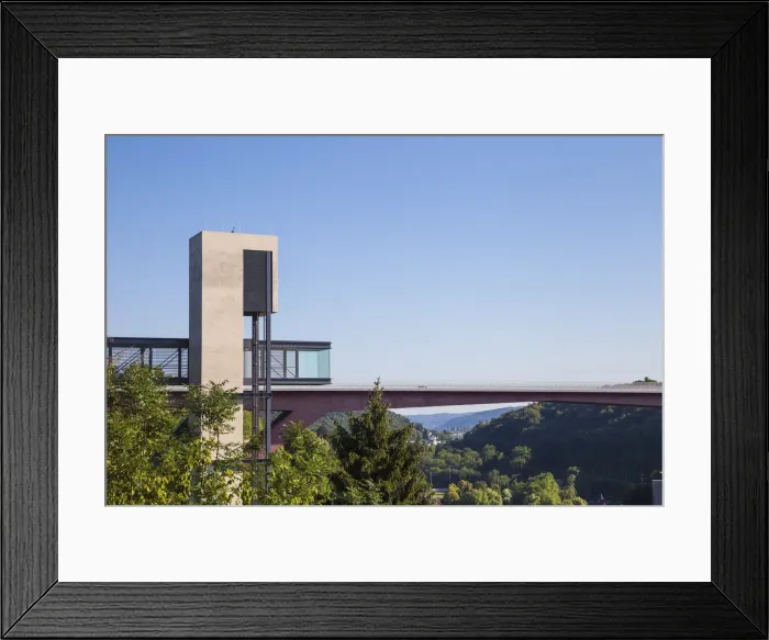 Framed Print : Luxembourg, Luxembourg City, Pfaffenthal district, Pfaffenthal glass elevator historic Framed Print : Luxembourg, Luxembourg City, Pfaffenthal district, Pfaffenthal glass elevator historic