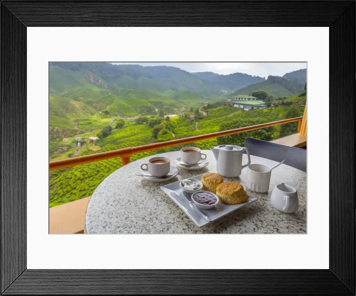 Framed Print : Malaysia, Pahang, Cameron Highlands, Tanah Rata, Cameron Valley Tea Estate, Cameron Framed Print : Malaysia, Pahang, Cameron Highlands, Tanah Rata, Cameron Valley Tea Estate, Cameron
