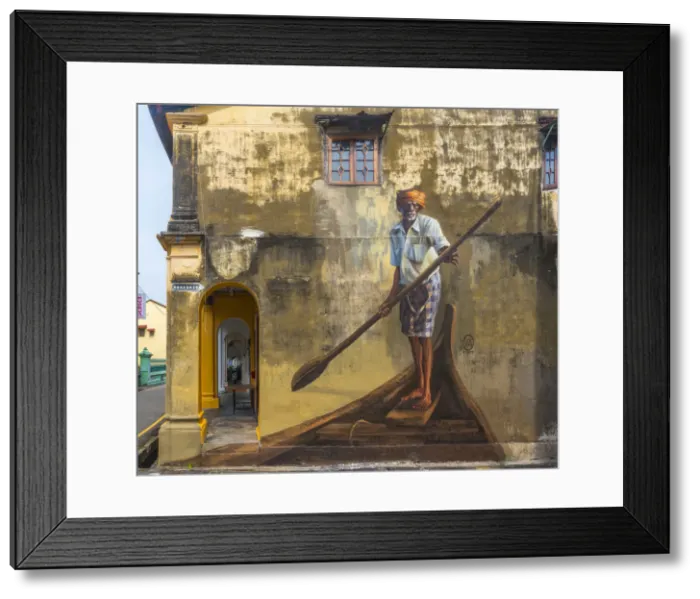 Framed Print : Malaysia, Penang, Georgetown, off Love Lane, Street art Framed Print : Malaysia, Penang, Georgetown, off Love Lane, Street art