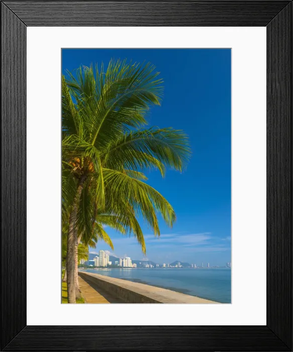 Framed Print : Malaysia, Penang, Georgetown, Modern Skyline Framed Print : Malaysia, Penang, Georgetown, Modern Skyline