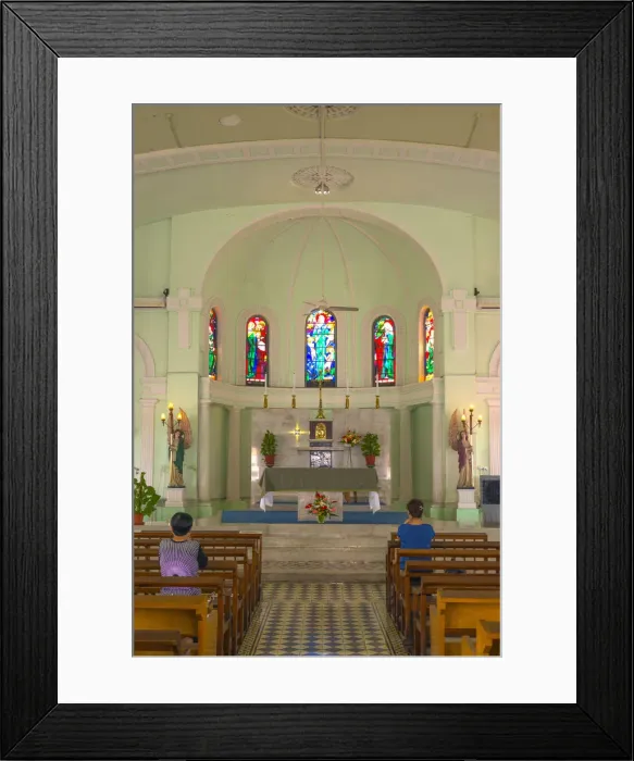 Framed Print : Malaysia, Penang, Georgetown, Roman Catholic Church of the Assumption (Formerly Cathedral Framed Print : Malaysia, Penang, Georgetown, Roman Catholic Church of the Assumption (Formerly Cathedral