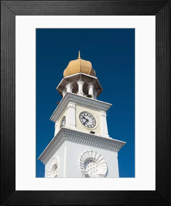 Framed Print : Malaysia, Penang, Georgetown, Victoria Memorial Clock Tower Framed Print : Malaysia, Penang, Georgetown, Victoria Memorial Clock Tower