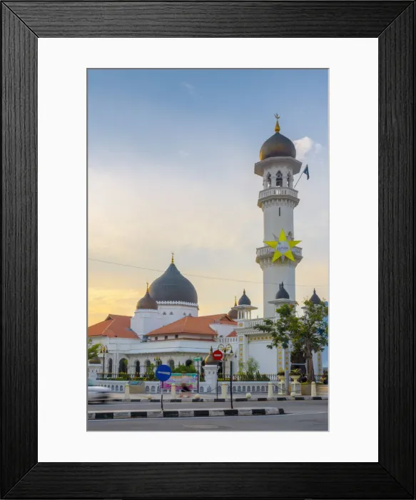 Framed Print : Malaysia, Penang, Georgetown, Jalan Masjid Kapitan Keling (Pitt Street), Kapitan Keling Framed Print : Malaysia, Penang, Georgetown, Jalan Masjid Kapitan Keling (Pitt Street), Kapitan Keling