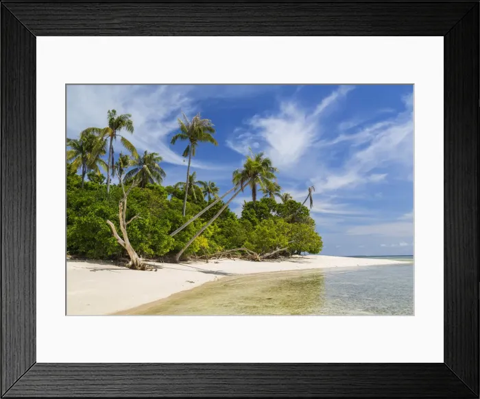 Framed Print : Idyllic tropical beach, nr Semporna, Sabah, Borneo, Malaysia Framed Print : Idyllic tropical beach, nr Semporna, Sabah, Borneo, Malaysia