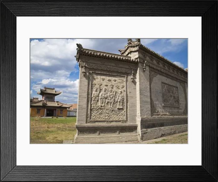 Framed Print : Mongolia, Ulaanbaatar, Bogd Khann Palace and Museum - Previously a winter Palace for Framed Print : Mongolia, Ulaanbaatar, Bogd Khann Palace and Museum - Previously a winter Palace for
