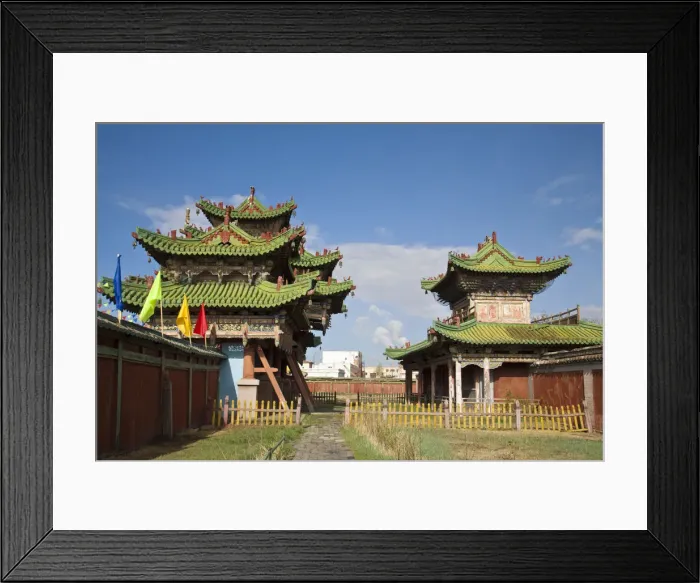 Framed Print : Mongolia, Ulaanbaatar, Bogd Khann Palace and Museum - Previously a winter Palace for Framed Print : Mongolia, Ulaanbaatar, Bogd Khann Palace and Museum - Previously a winter Palace for