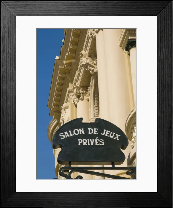 Framed Print : Monaco, Monte Carlo Framed Print : Monaco, Monte Carlo