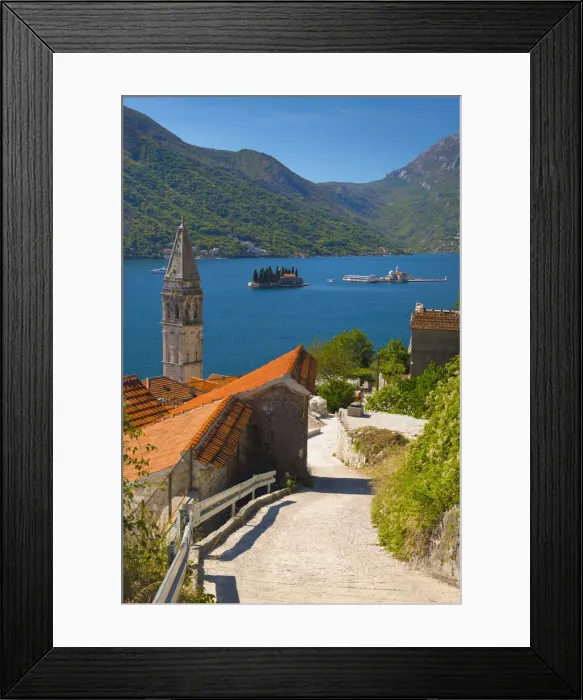 Framed Print : Montenegro, Bay of Kotor, Perast Framed Print : Montenegro, Bay of Kotor, Perast