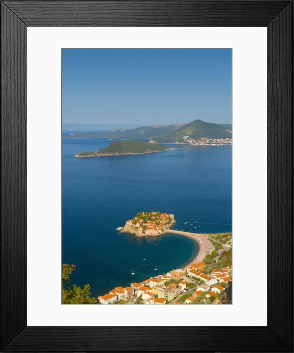 Framed Print : Montenegro, Sveti Stefan, now Aman Sveti Stefan Hotel Framed Print : Montenegro, Sveti Stefan, now Aman Sveti Stefan Hotel