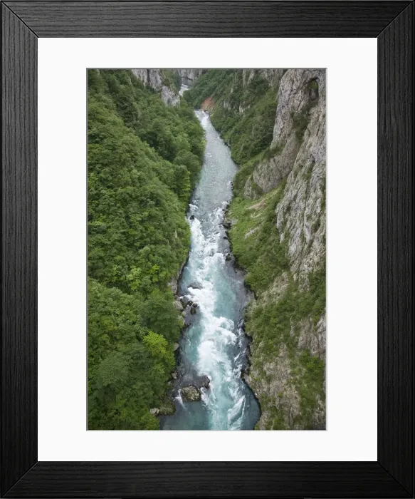 Framed Print : Montenegro, Durmitor National Park, Rapids of the Piva River by the Bosnian border Framed Print : Montenegro, Durmitor National Park, Rapids of the Piva River by the Bosnian border