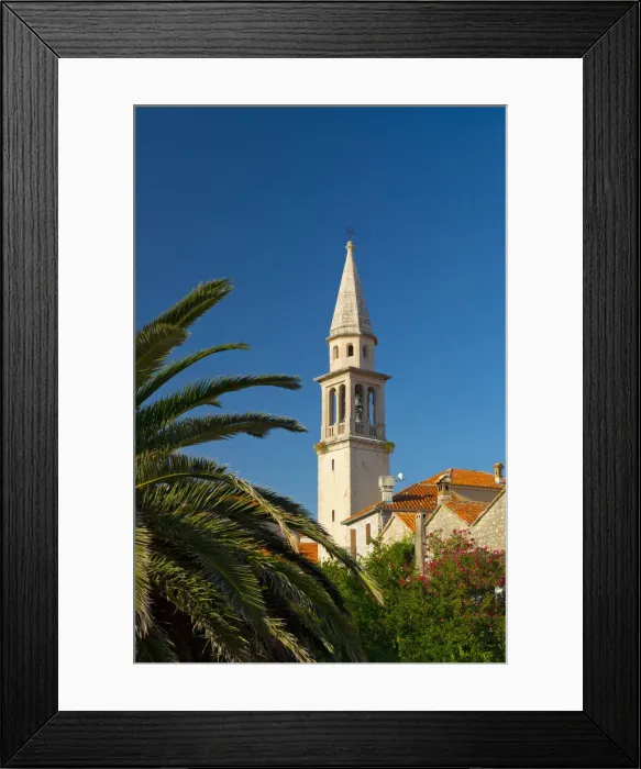 Framed Print : Montenegro, Budva, Old Town, Stari Grad, Sveti Ivan, Church of Saint John Framed Print : Montenegro, Budva, Old Town, Stari Grad, Sveti Ivan, Church of Saint John