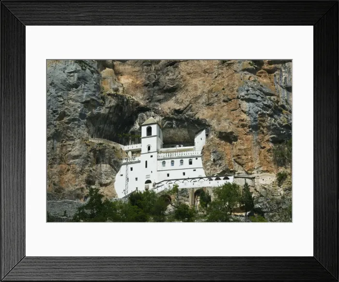 Framed Print : Montenegro, Ostrog Monastery Area, Ostrog Monastery Framed Print : Montenegro, Ostrog Monastery Area, Ostrog Monastery