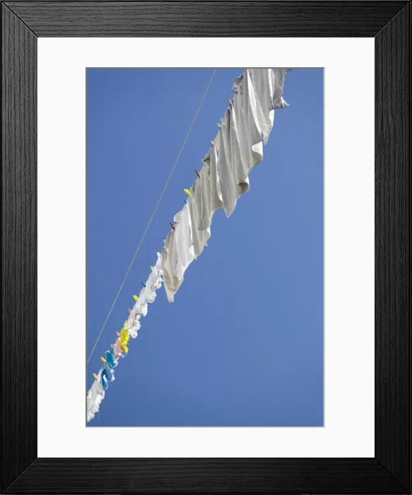 Framed Print : Montenegro, Kotor, Washing line Framed Print : Montenegro, Kotor, Washing line
