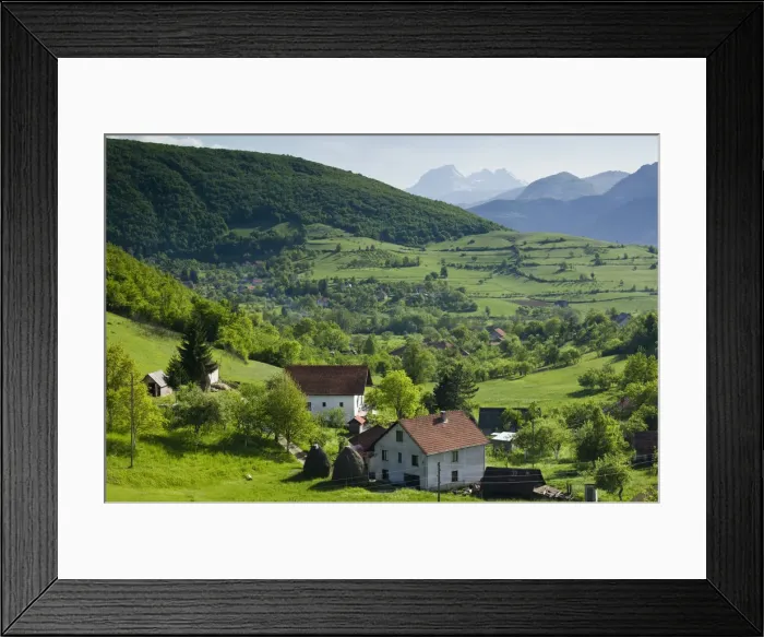 Framed Print : Montenegro, Eastern Montenegro Mountains, Dapasici Framed Print : Montenegro, Eastern Montenegro Mountains, Dapasici