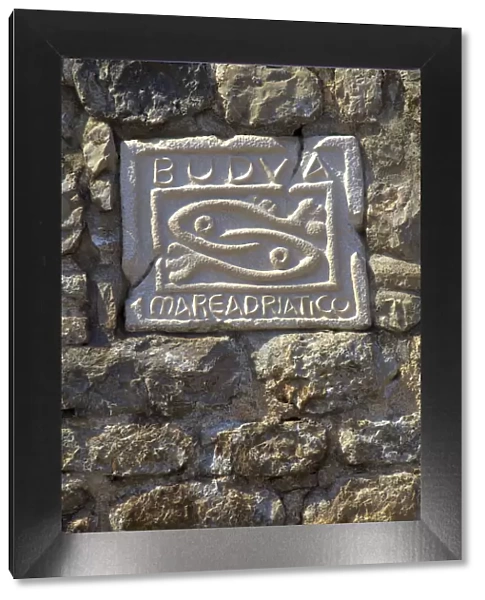 Budva Symbol, Budva, Montenegro, South East Europe
