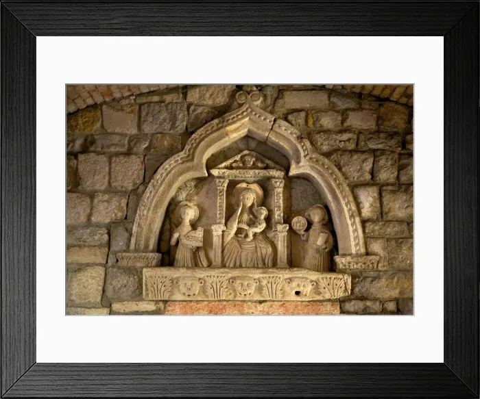 Framed Print : Carved Figures in Entrance to Walled Town, Kotor, Montenegro, South East Europe Framed Print : Carved Figures in Entrance to Walled Town, Kotor, Montenegro, South East Europe