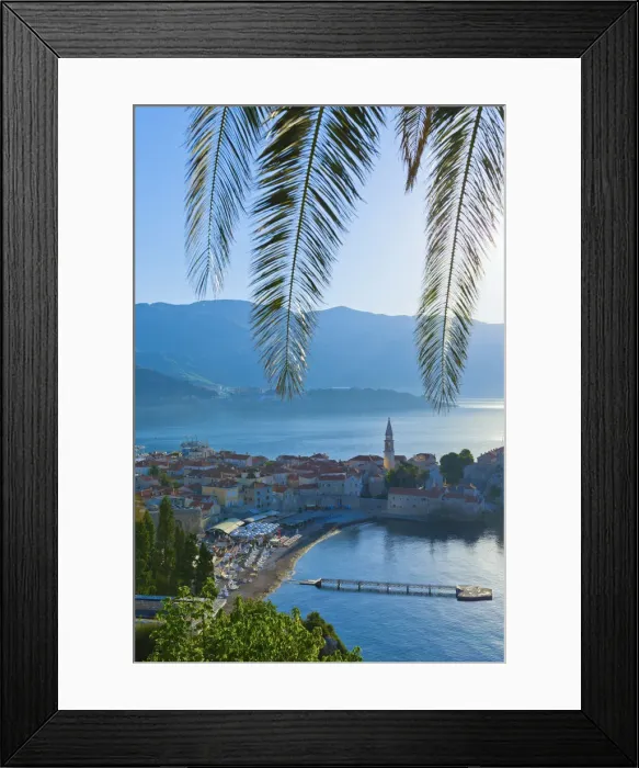 Framed Print : Montenegro, Budva, Old Town, Stari Grad Framed Print : Montenegro, Budva, Old Town, Stari Grad