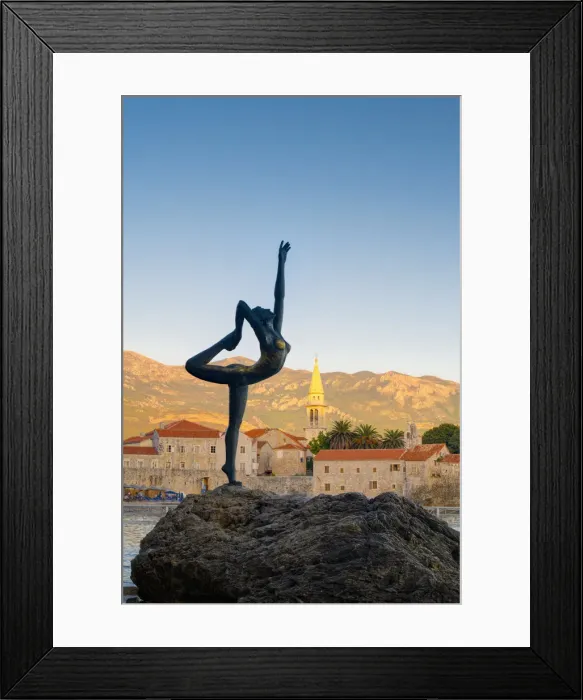 Framed Print : Montenegro, Budva, Sculpture Framed Print : Montenegro, Budva, Sculpture