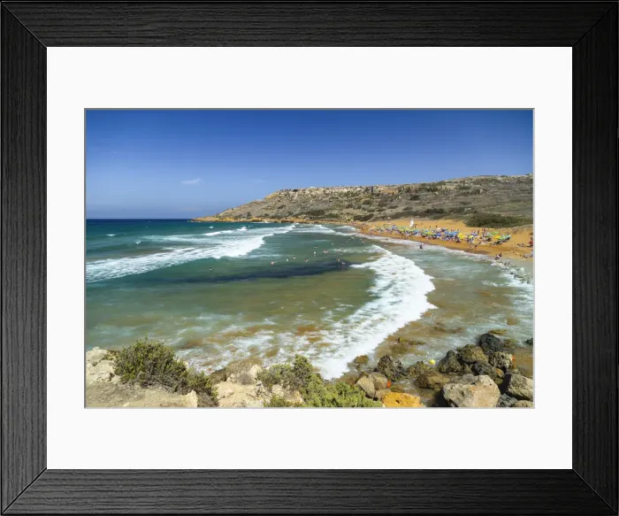Framed Print : Malta, Gozo, Ramla Bay Framed Print : Malta, Gozo, Ramla Bay