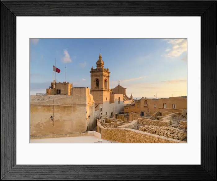Framed Print : Malta, Gozo, Victoria (Rabat), Old Citadel Framed Print : Malta, Gozo, Victoria (Rabat), Old Citadel