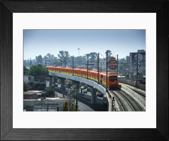 Framed Print : Mexico, Mexico City, Metro, Subway, Second Largest Metro System In North America Framed Print : Mexico, Mexico City, Metro, Subway, Second Largest Metro System In North America