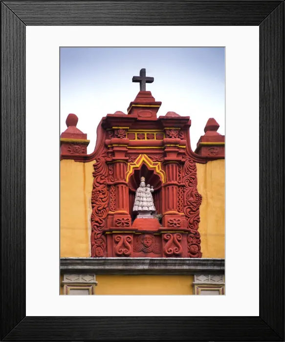 Framed Print : Mexico, Mexico City, San Angel, Historic District / Neighborhood, Historic Building Framed Print : Mexico, Mexico City, San Angel, Historic District / Neighborhood, Historic Building