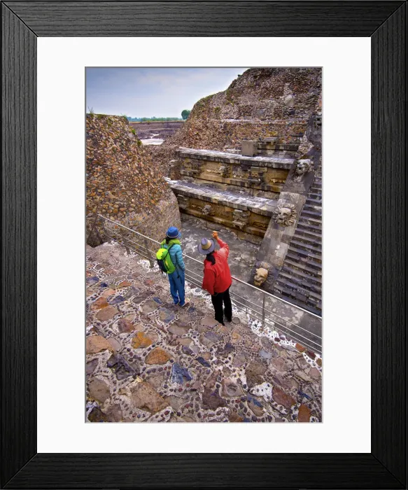 Framed Print : Mexico, Mexico City, Temple Of The Feathered Serpent, Temple Of Quetzalocatl, Pyramid Framed Print : Mexico, Mexico City, Temple Of The Feathered Serpent, Temple Of Quetzalocatl, Pyramid