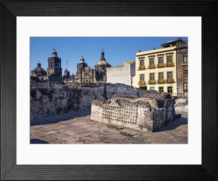 Framed Print : Mexico, Mexico City, Aztec, Templo Mayor, Great Temple, Wall of Skulls, Metropolitan Framed Print : Mexico, Mexico City, Aztec, Templo Mayor, Great Temple, Wall of Skulls, Metropolitan