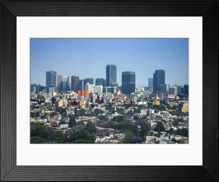 Framed Print : Mexico, Mexico City, Polanco District, Skyline, Neighborhood Framed Print : Mexico, Mexico City, Polanco District, Skyline, Neighborhood