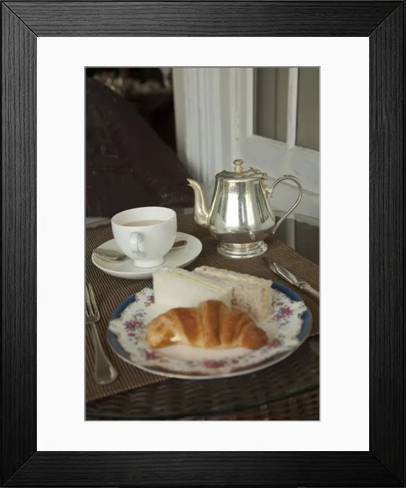 Framed Print : Afternoon tea at the Carcosa Seri Negara Hotel (former residence of the British Governor