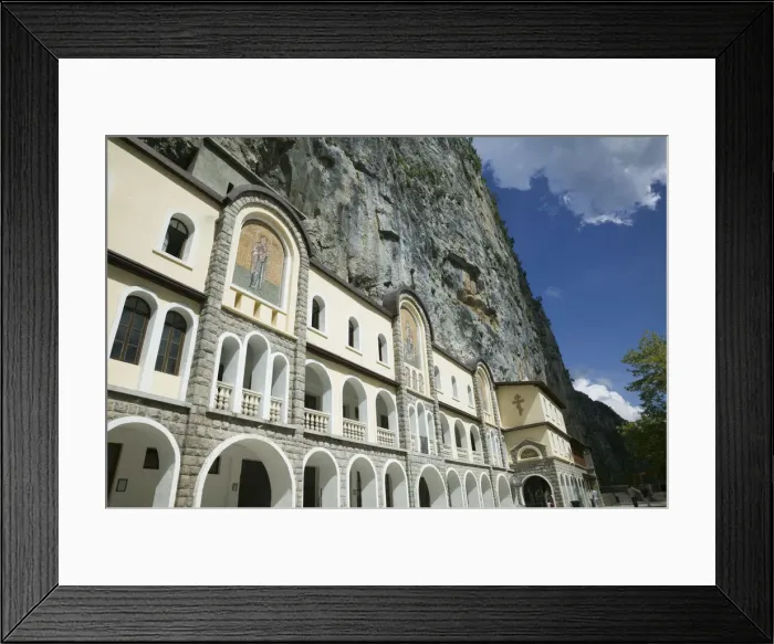 Framed Print : Montenegro, Ostrog Monastery Area, Ostrog Monastery Framed Print : Montenegro, Ostrog Monastery Area, Ostrog Monastery