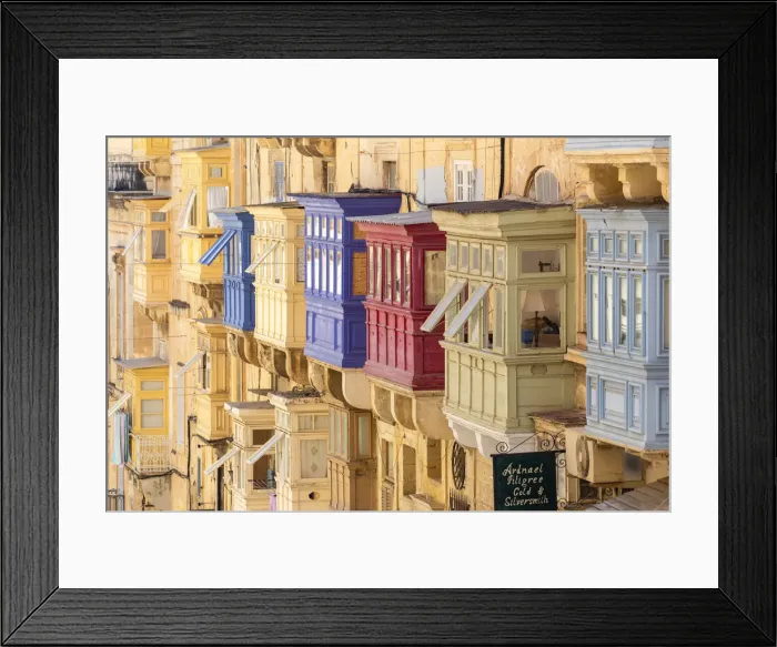 Framed Print : Malta, Malta, Valletta, Republic Street