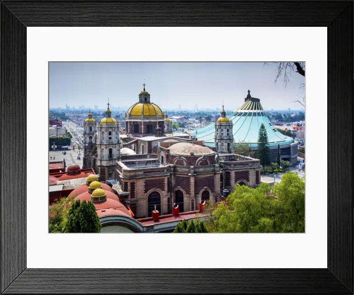 Framed Print : Mexico, Mexico City, Basilica of Our Lady of Guadalupe, La Villa de Guadalupe, National