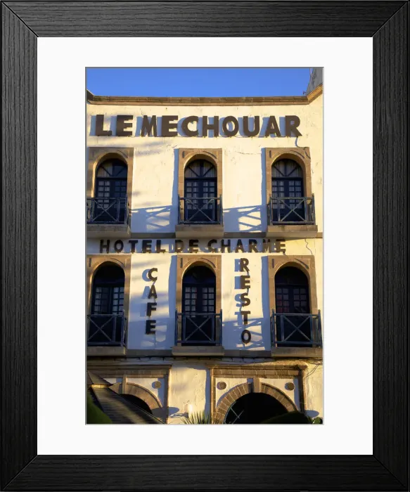Framed Print : Hotel, Essaouira, Morocco, North Africa Framed Print : Hotel, Essaouira, Morocco, North Africa
