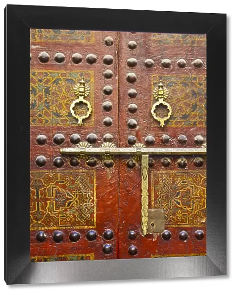 Ornate Door, Sidi Ahmed Tijani Mosque, The Medina, Fes, Morocco