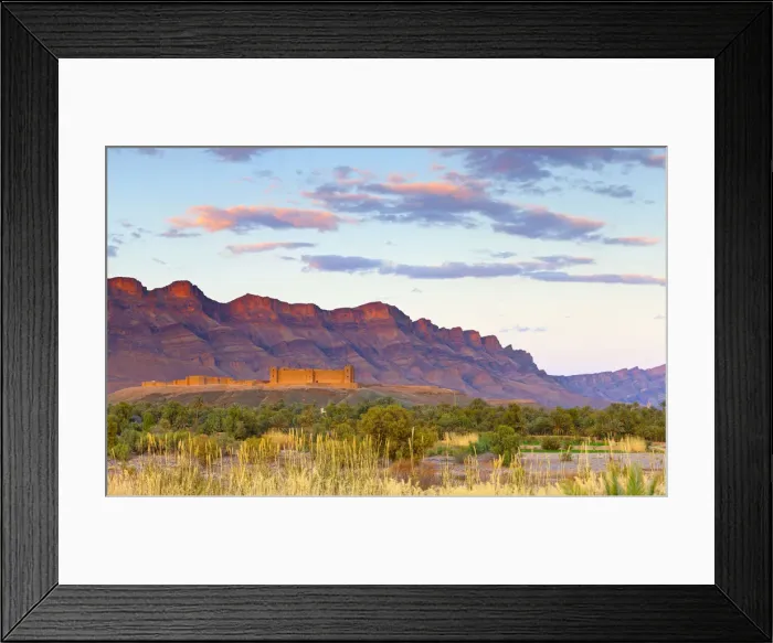 Framed Print : Timiderte Kasbah, Timiderte, Draa Valley, Morocco Framed Print : Timiderte Kasbah, Timiderte, Draa Valley, Morocco