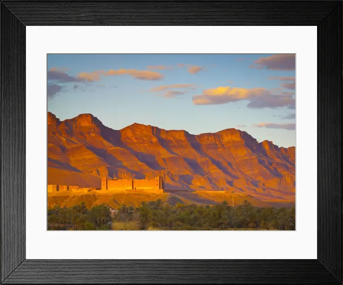 Framed Print : Timiderte Kasbah, Timiderte, Draa Valley, Morocco Framed Print : Timiderte Kasbah, Timiderte, Draa Valley, Morocco