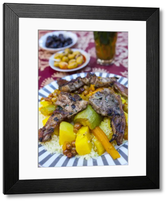 Framed Print : Lamb Cous Cous, The Medina, Fes, Morocco Framed Print : Lamb Cous Cous, The Medina, Fes, Morocco