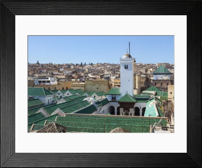 Framed Print : The Karaouiyine Mosque, The Medina, Fes, Morocco Framed Print : The Karaouiyine Mosque, The Medina, Fes, Morocco