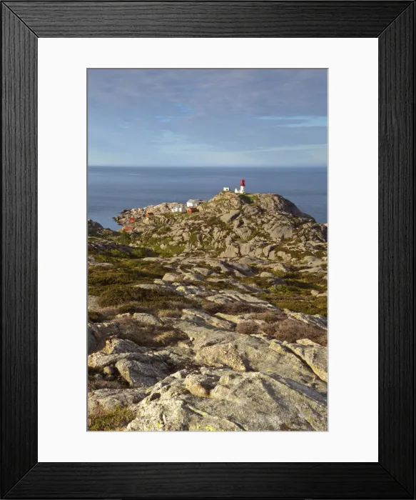 Framed Print : The idyllic Lindesnes Fyr Lighthouse, Lindesnes, Norway Framed Print : The idyllic Lindesnes Fyr Lighthouse, Lindesnes, Norway