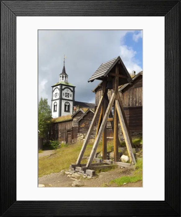 Framed Print : The historic mining town of Roros, Roros, Sor-Trondelag County, Gauldal District, Norway Framed Print : The historic mining town of Roros, Roros, Sor-Trondelag County, Gauldal District, Norway