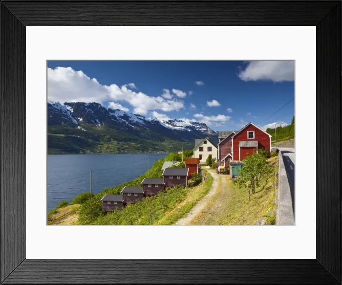 Framed Print : Ovre, Hardanger Fjord, Norway Framed Print : Ovre, Hardanger Fjord, Norway