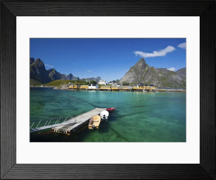 Framed Print : The picturesque fishing village of Sakrisoy, Moskenesoy, Lofoten, Nordland, Norway Framed Print : The picturesque fishing village of Sakrisoy, Moskenesoy, Lofoten, Nordland, Norway