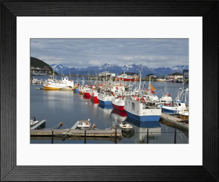 Framed Print : Skjervoy, Troms, Nord-Troms, Norway Framed Print : Skjervoy, Troms, Nord-Troms, Norway