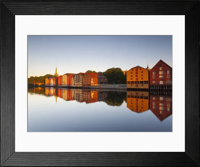 Framed Print : Nidaros Cathedral & Gamle Bybro illuminated at sunrise, Trondheim, Sor-Trondelag, Norway Framed Print : Nidaros Cathedral & Gamle Bybro illuminated at sunrise, Trondheim, Sor-Trondelag, Norway
