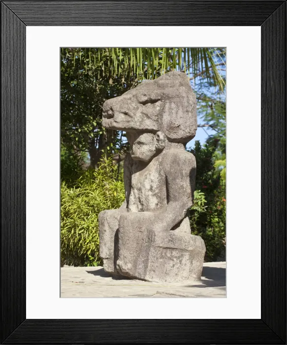 Framed Print : Nicaragua, Ometepe Island, Altagracia, Ancient statues Framed Print : Nicaragua, Ometepe Island, Altagracia, Ancient statues