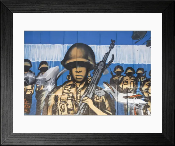 Framed Print : Nicaragua, Esteli, Wall mural Framed Print : Nicaragua, Esteli, Wall mural