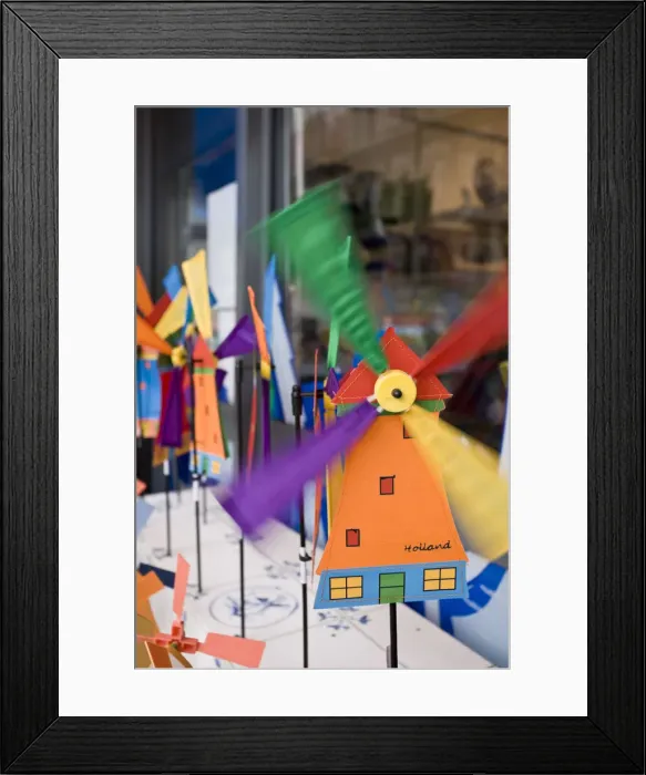 Framed Print : Souvenir Shop, Delf Old Town, Delft, Holland