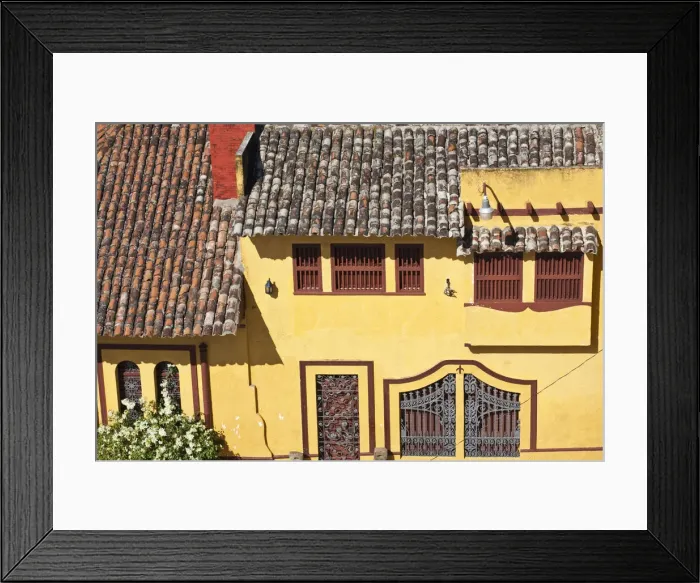 Framed Print : Nicaragua, Granada, View of building from Iglesia de la Merced Framed Print : Nicaragua, Granada, View of building from Iglesia de la Merced